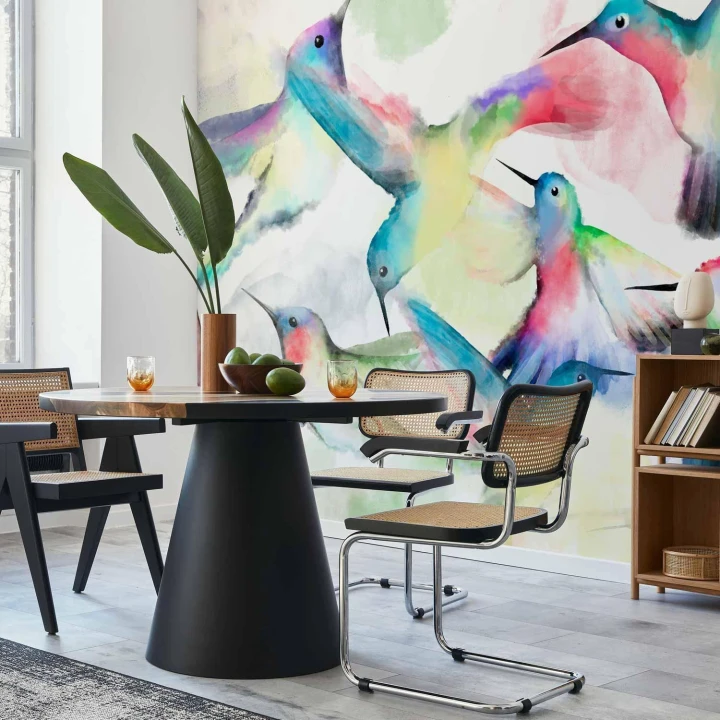 Fototapeta - Akwarelowe ptaki