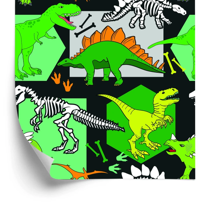Tapeta Ścienna Dla Chłopaków Dinozaury, Zwierzęta