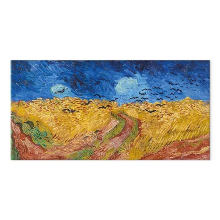 Obraz - Vincent van Gogh – Pole pszenicy z krukami