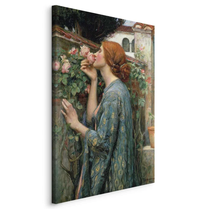 Obraz - John William Waterhouse – Dusza róży