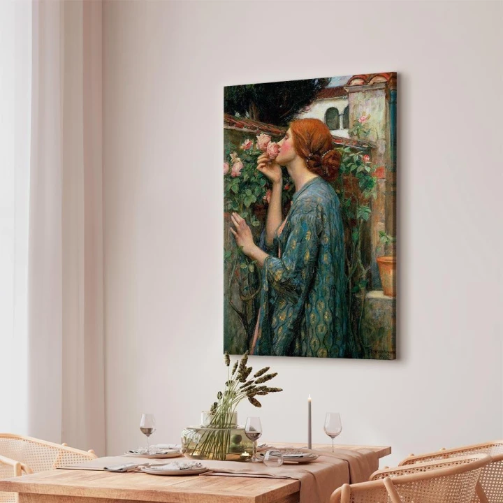 Obraz - John William Waterhouse – Dusza róży