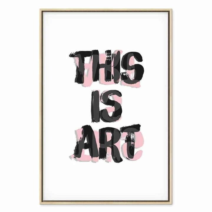 Obraz - This Is Art (1-częściowy) pionowy