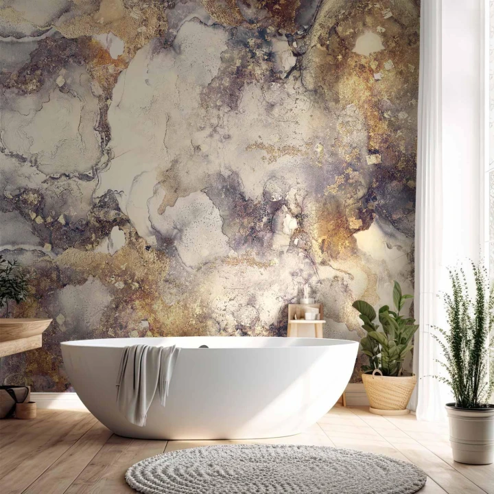 Fototapeta - Złota przeplatanka