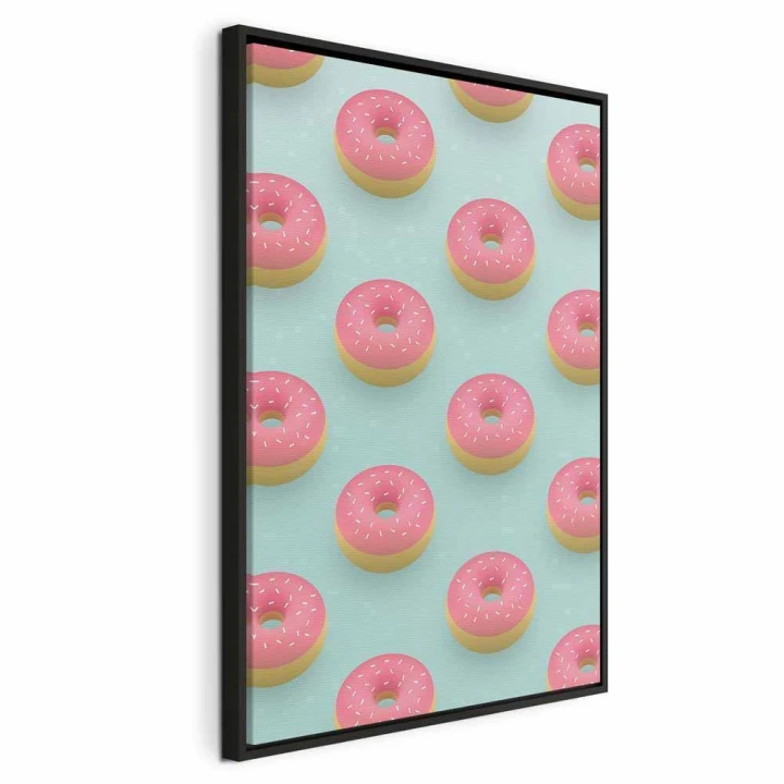 Obraz - Pastelowe donuty (1-częściowy) pionowy