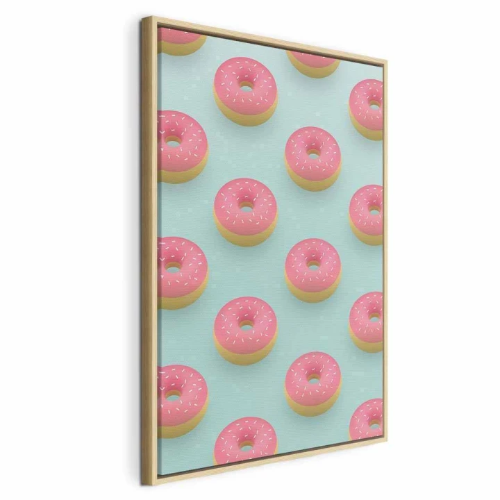 Obraz - Pastelowe donuty (1-częściowy) pionowy