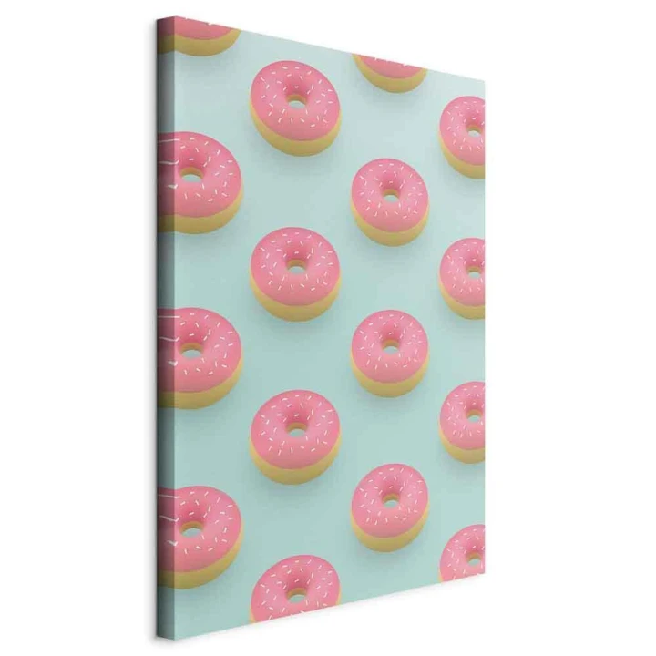 Obraz - Pastelowe donuty (1-częściowy) pionowy