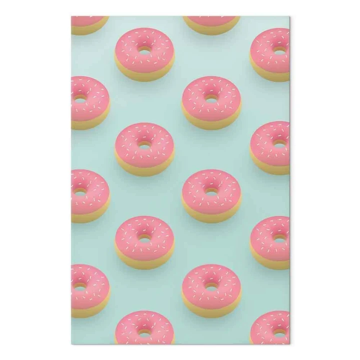 Obraz - Pastelowe donuty (1-częściowy) pionowy