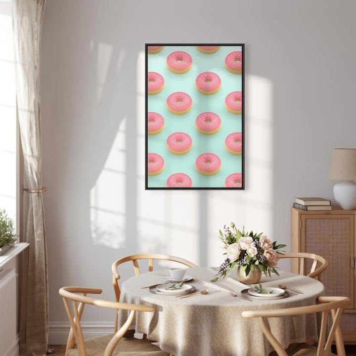 Obraz - Pastelowe donuty (1-częściowy) pionowy