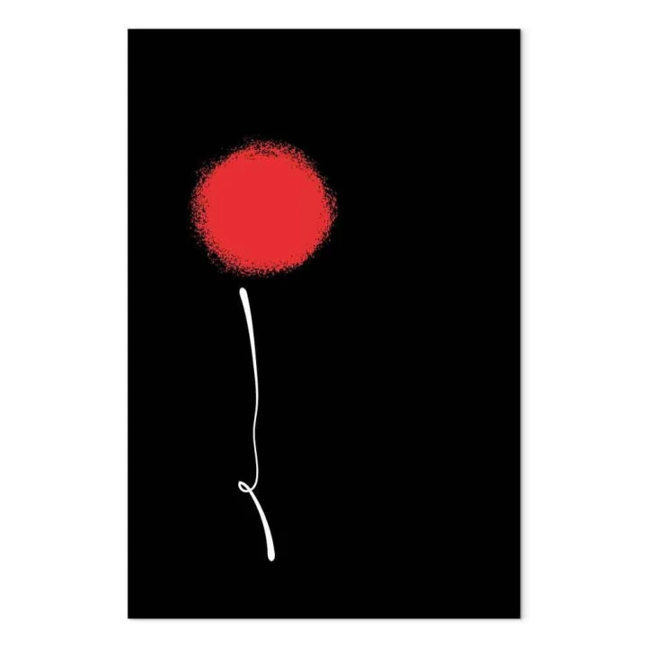 Obraz - Minimalistyczny kwiat (1-częściowy) pionowy