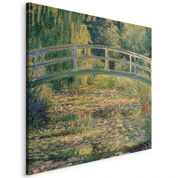 Obraz - Claude Monet – Mostek nad stawem z liliami wodnym