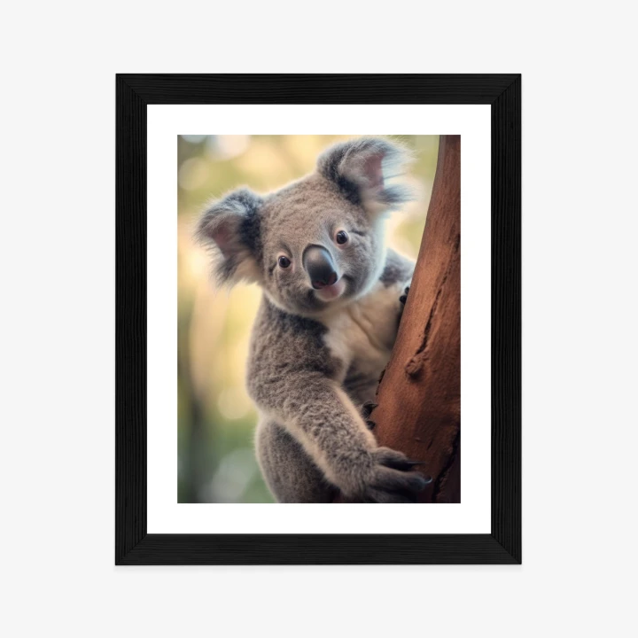 Plakat Koala Na Rozmytym Tle
