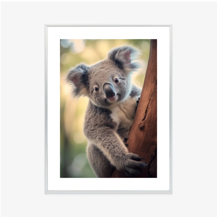 Plakat Koala Na Rozmytym Tle