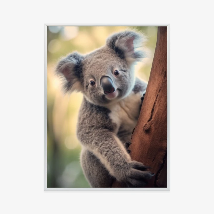 Plakat Koala Na Rozmytym Tle