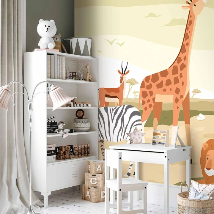 Fototapeta - Zwierzęta z dżugnlii ilustracja wektorowa