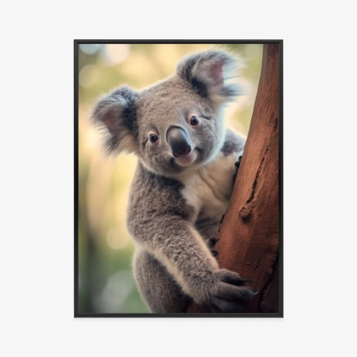 Plakat Koala Na Rozmytym Tle