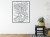 Plakat City Map Krakow, Travel Poster Design