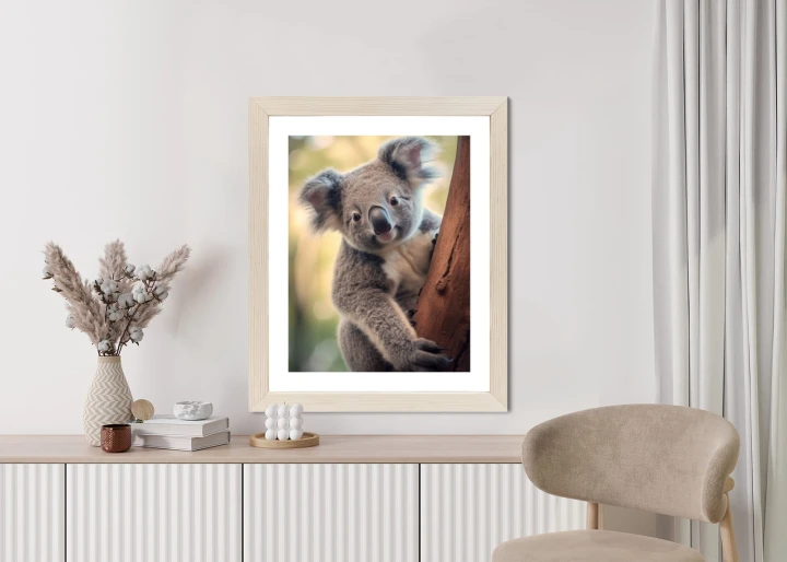 Plakat Koala Na Rozmytym Tle