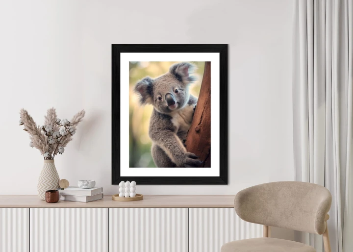 Plakat Koala Na Rozmytym Tle