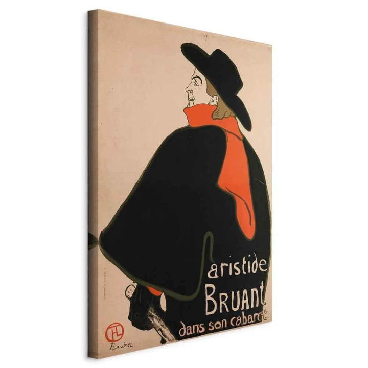 Obraz - Aristide Bruant: Dans son cabaret (1-częściowy) pionowy
