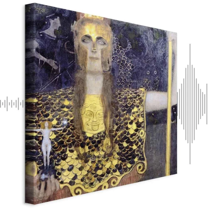 Obraz - Gustav Klimt – Pallas Atena