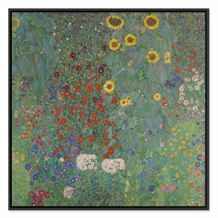 Obraz - Gustav Klimt – Ogród wiejski ze słonecznikami