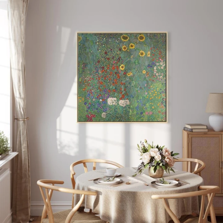 Obraz - Gustav Klimt – Ogród wiejski ze słonecznikami