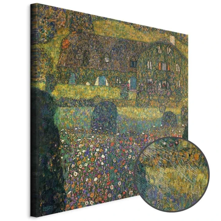Obraz - Gustav Klimt – Country House on the Attersee Lake