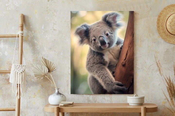 Plakat Koala Na Rozmytym Tle