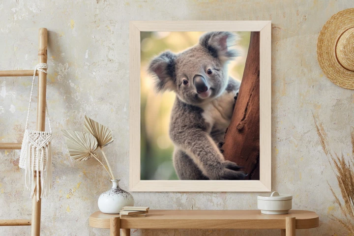Plakat Koala Na Rozmytym Tle