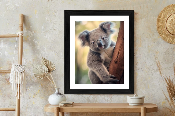 Plakat Koala Na Rozmytym Tle