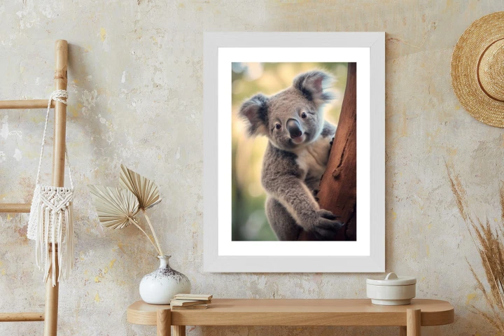 Plakat Koala Na Rozmytym Tle