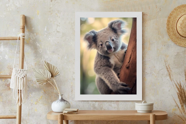 Plakat Koala Na Rozmytym Tle