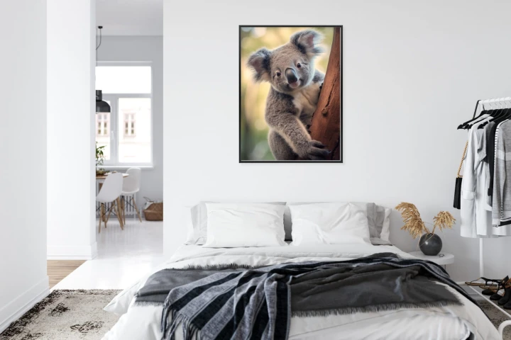 Plakat Koala Na Rozmytym Tle