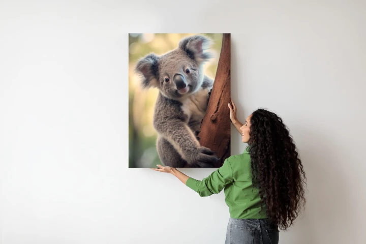 Plakat Koala Na Rozmytym Tle