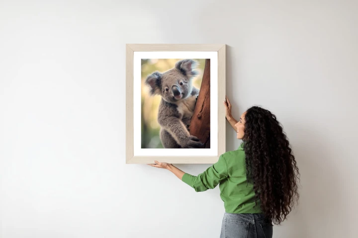 Plakat Koala Na Rozmytym Tle