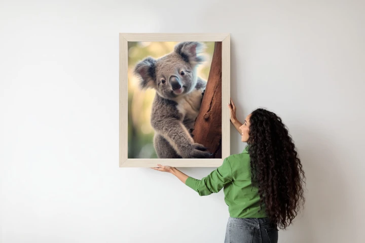 Plakat Koala Na Rozmytym Tle