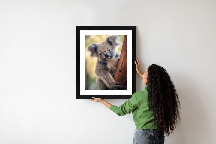 Plakat Koala Na Rozmytym Tle