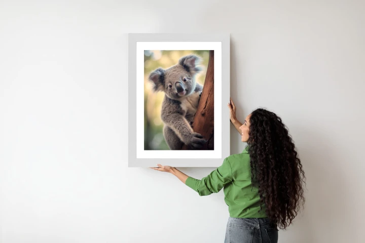 Plakat Koala Na Rozmytym Tle