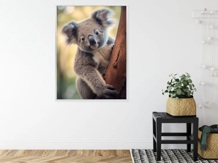 Plakat Koala Na Rozmytym Tle