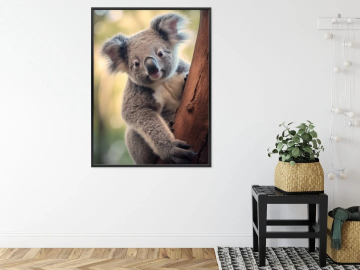 Plakat Koala Na Rozmytym Tle