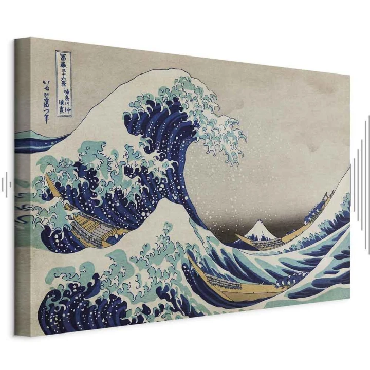 Obraz - Hokusai Katsushika – Wielka fala w Kanagawie