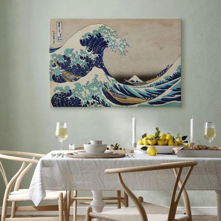 Obraz - Hokusai Katsushika – Wielka fala w Kanagawie