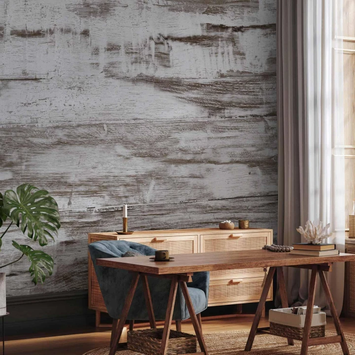 Fototapeta - Drewno Shabby Chic