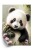 Plakat Bajkowa Panda W Kwiatkach