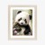 Plakat Bajkowa Panda W Kwiatkach
