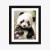Plakat Bajkowa Panda W Kwiatkach