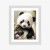 Plakat Bajkowa Panda W Kwiatkach