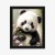 Plakat Bajkowa Panda W Kwiatkach