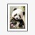 Plakat Bajkowa Panda W Kwiatkach