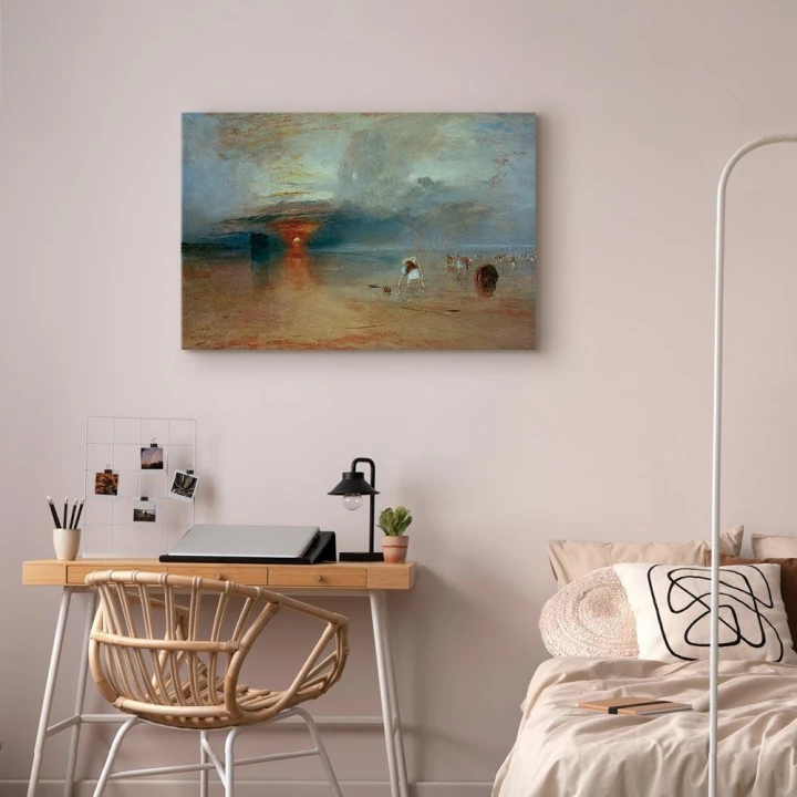Obraz - William Turner – Plaża Calais, odpływ